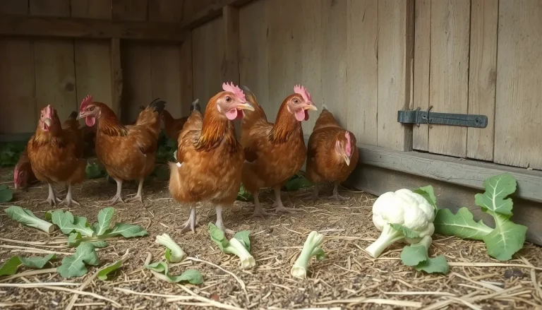 Feuille de choux fleur pour les poules : comestibles, préparation et bonnes pratiques