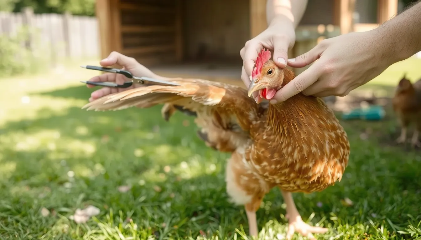 couper les plumes des poules